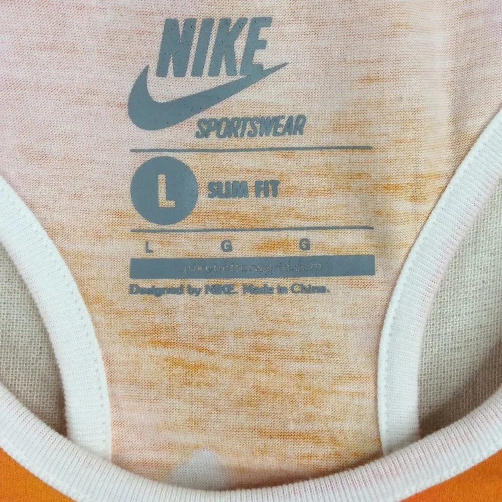 Nike Sportswear Tank Top Womens Size Large Slim Fit Scoop Neck Racerback Workout